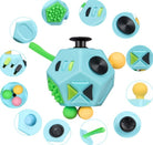 Multifunctional toy with various attachments on a white background